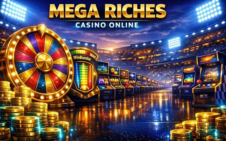 Mega Riches Casino login page
